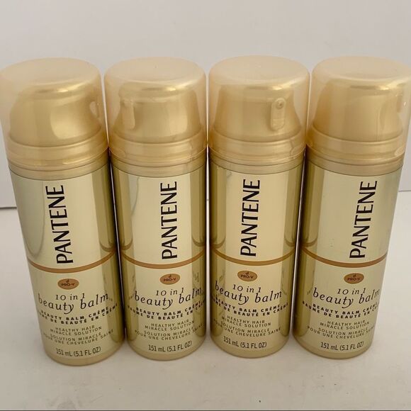 Pantene Pro-V Nutrient Boost 10 in 1 Beauty Balm Cream x4 - Picture 1 of 4